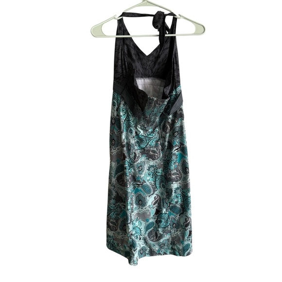 Athleta Black and Green Halter Sundress for Cocktail - Picture 7 of 10